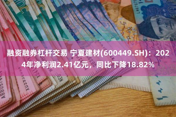 融资融券杠杆交易 宁夏建材(600449.SH)：2024年净利润2.41亿元，同比下降18.82%