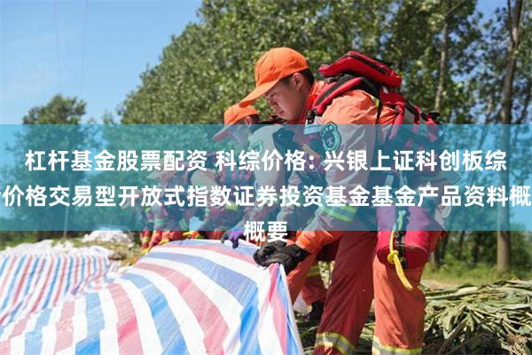 杠杆基金股票配资 科综价格: 兴银上证科创板综合价格交易型开放式指数证券投资基金基金产品资料概要