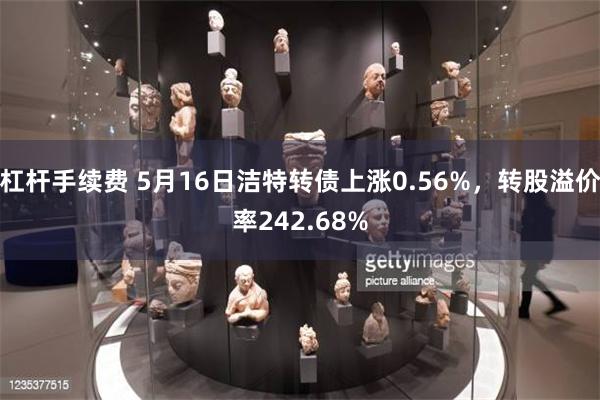 杠杆手续费 5月16日洁特转债上涨0.56%，转股溢价率242.68%